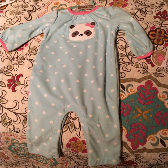 2 Carter's brand fleece outfit 6/9 month - Picture 2 of 2