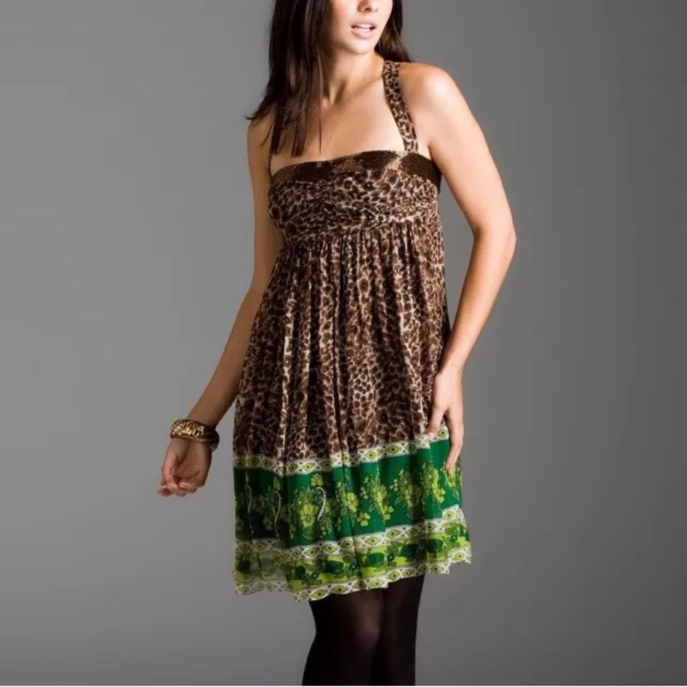 Nicole Miller Silk Chiffon Dress