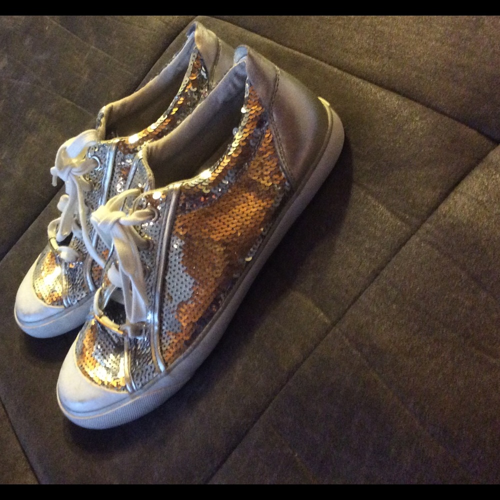 Sequined Coach Shoes