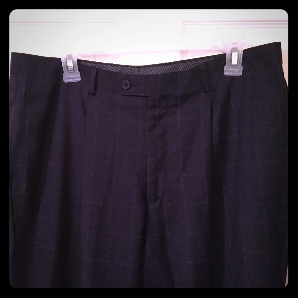 Men's suit set, navy blue.