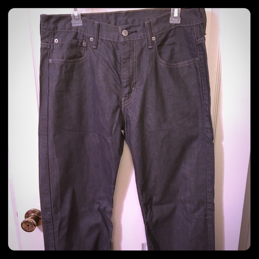 Men's Levi jeans, dark gray