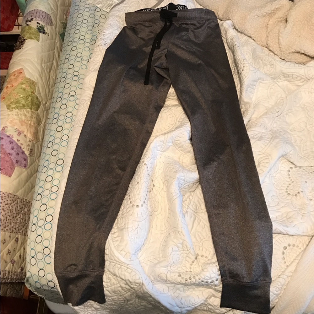 PINK Victoria Secret grey joggers