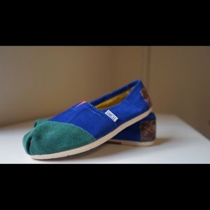 Blue/ Green/ Snakeskin print Slip-On, TOMS+ Line
