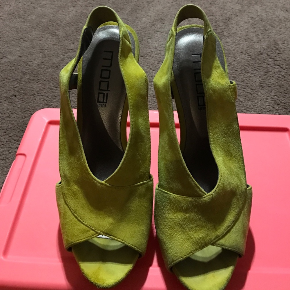 Yellow sandals perfect for summer!