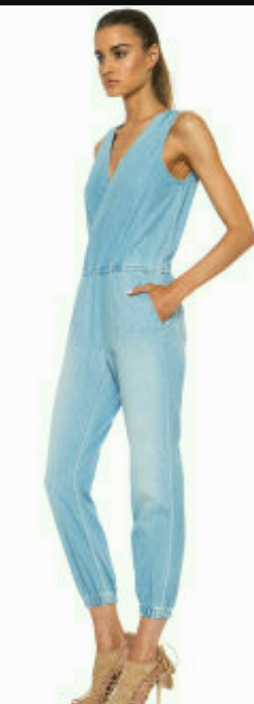 Mother Chambray Jumpsuit