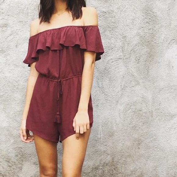 Urban Outfitters Dresses & Skirts - Off the shoulder romper