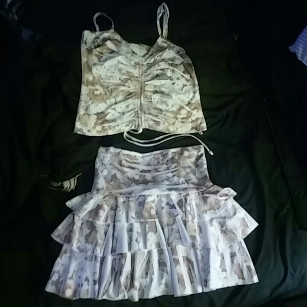 Skirt with matching top