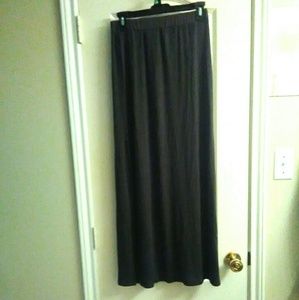 Forever 21 double slit Maxi Skirt SZ MEDIUM