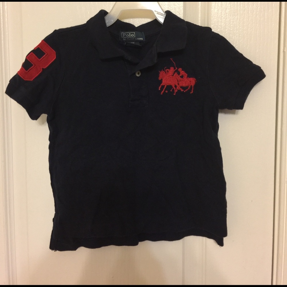 Ralph Lauren boy's polo shirt navy 2T