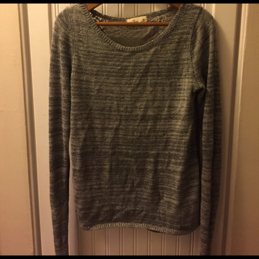 Hollister Lace Back Sweater