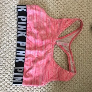 Pink bra
