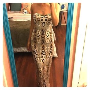 bebe Cheetah Dress