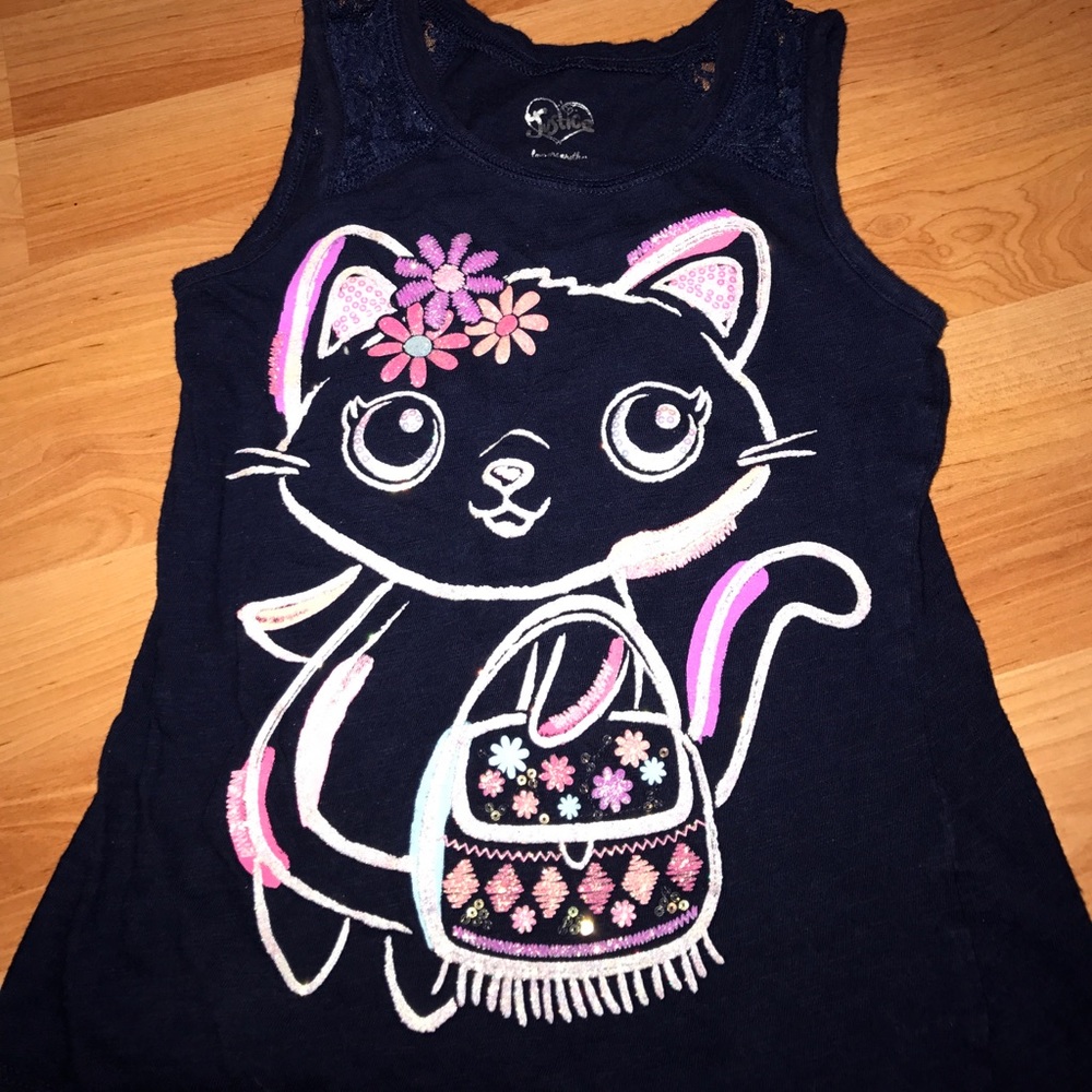 Girls justice tank top