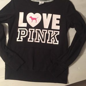 VS PINK pocketed sweatshirt