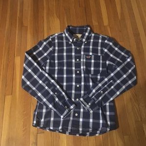 Hollister Plaid Button Up