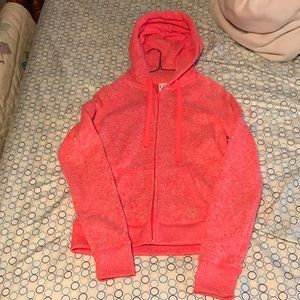 Aeropostale hot pink zip up hoodie