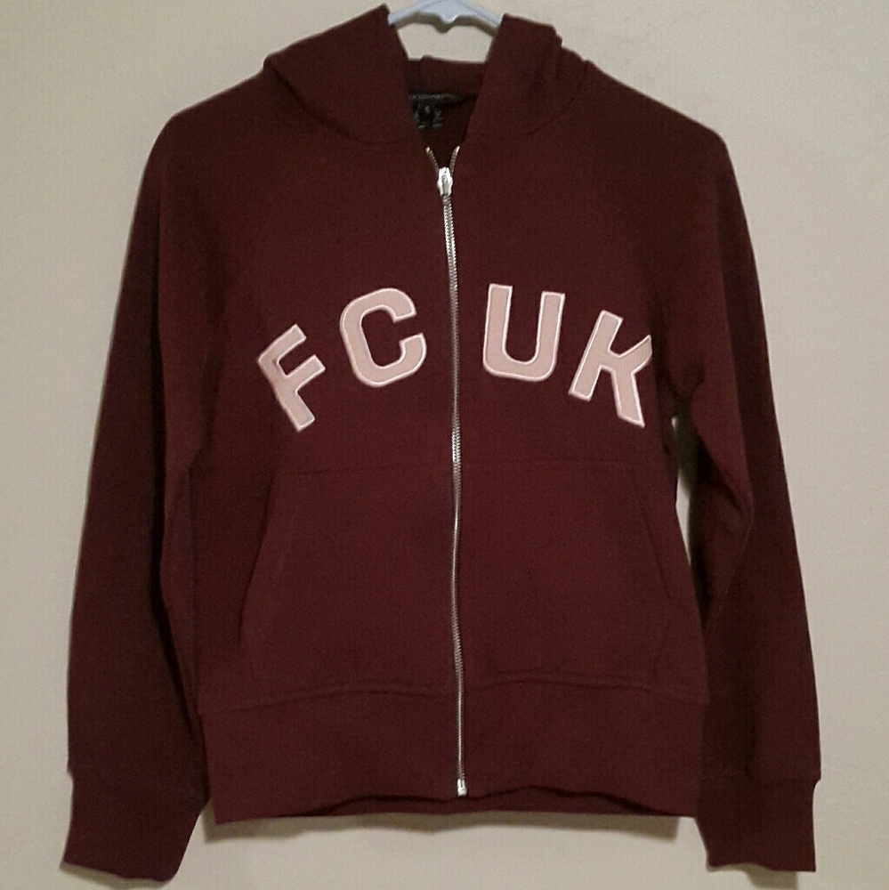 FCUK zip up hoodie
