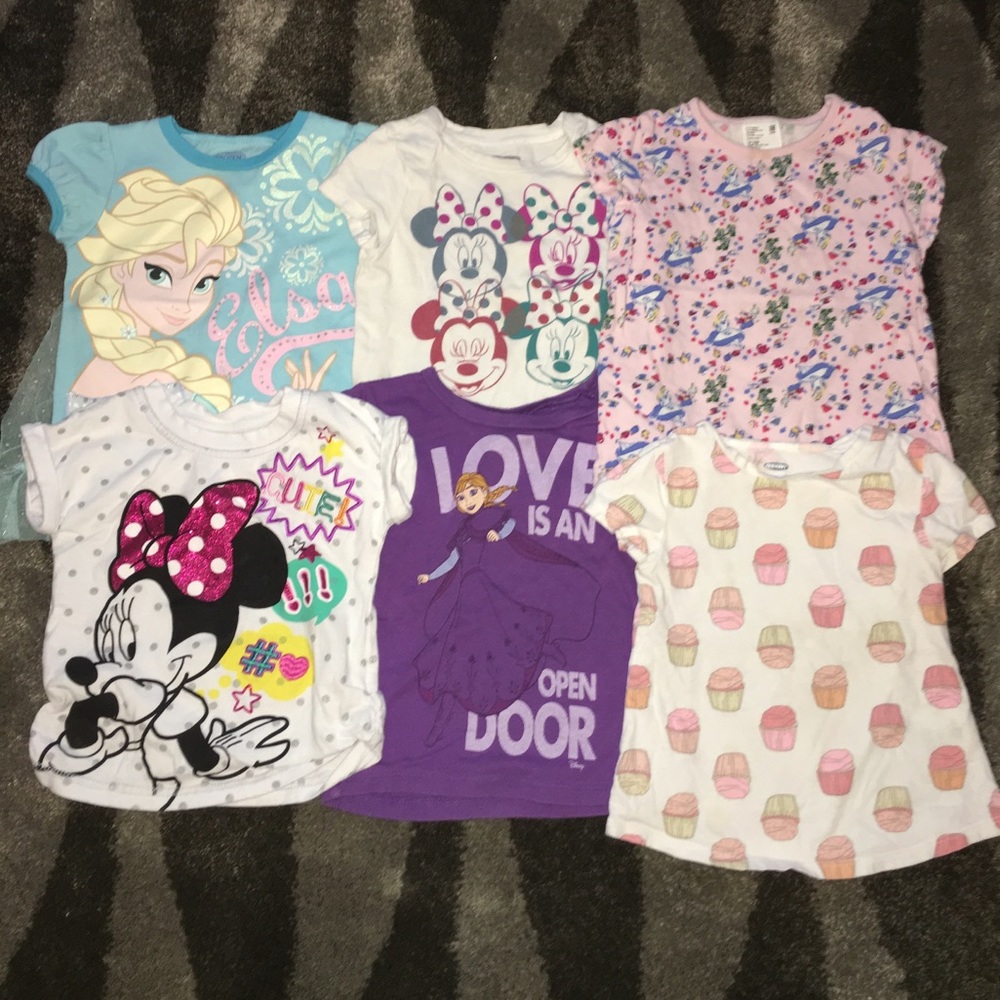 Girls T-shirt Bundle-All But One are Disney