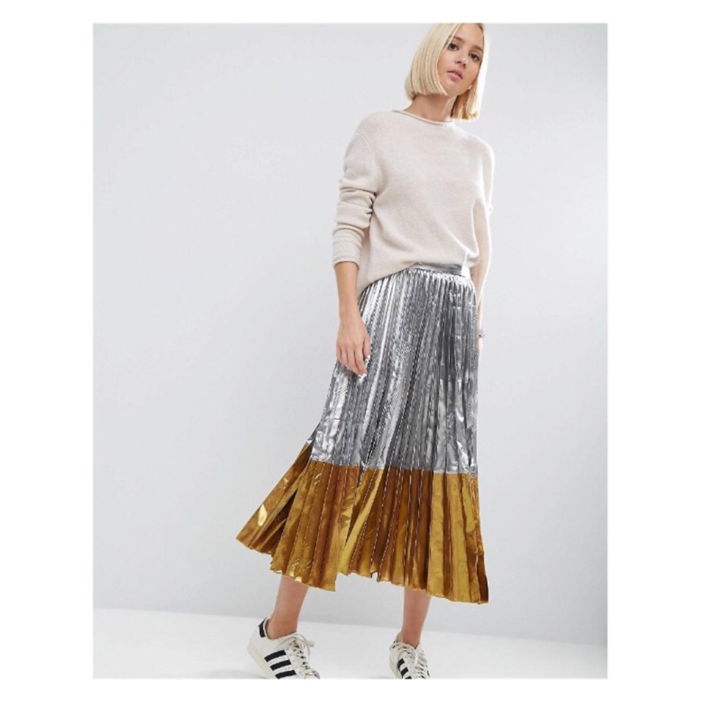 ASOS Pleated Midi Skirt