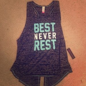 Open Back Workout Tank