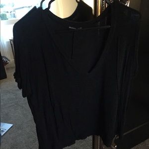 Grey Brandy Melville top