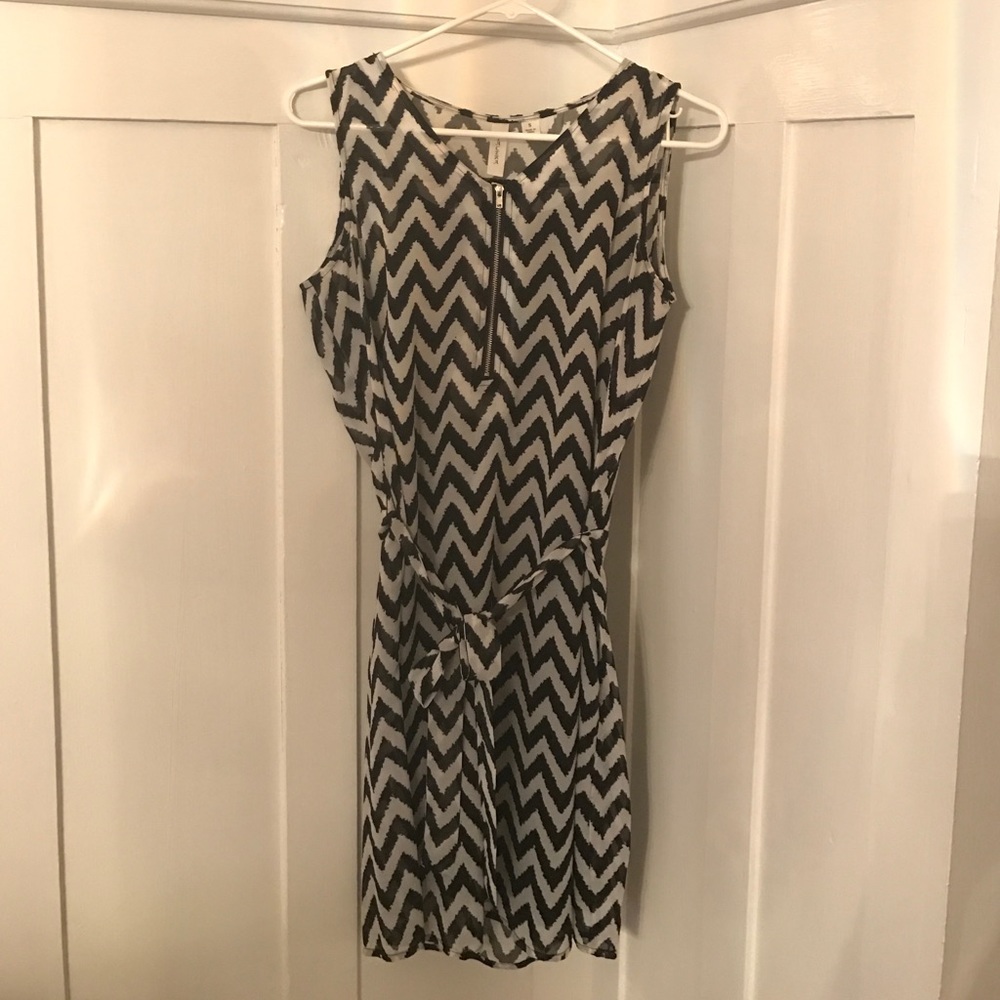 Chevron Print Dress