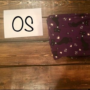 $40 NEW BLACK CATS KITTY LULAROE OS LEGGINGS CHINA