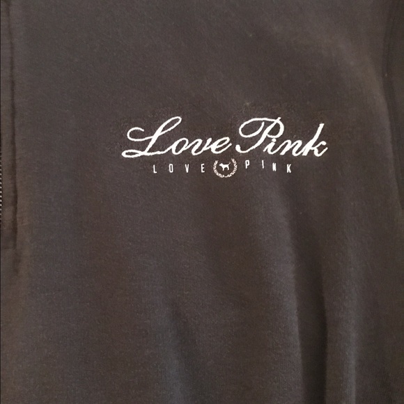 PINK Victoria Secret Half Zip sweatshirt - Picture 2 of 4