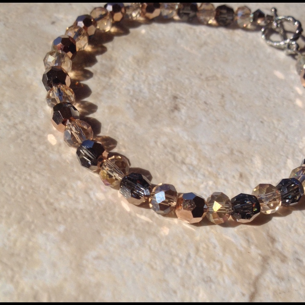 Swarovski Rose Gold/Chrome &GoldenShadow Bracelet