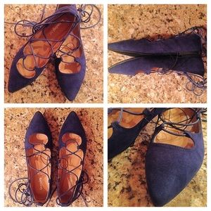 💋👠Lace up ballet flats