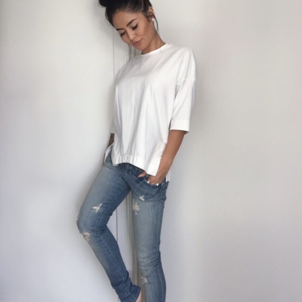Ivory Oversized Top from ekAttire