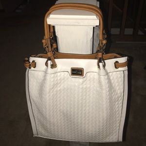 Simply Noelle basketweave large handbag