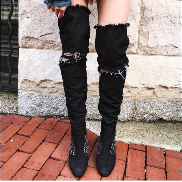 🥂HP 🌹Jeffrey Campbell OTK boots - Picture 2 of 4