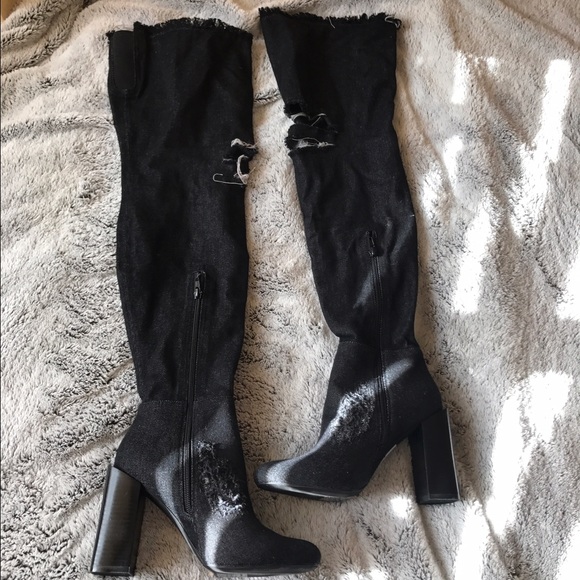 🥂HP 🌹Jeffrey Campbell OTK boots - Picture 4 of 4