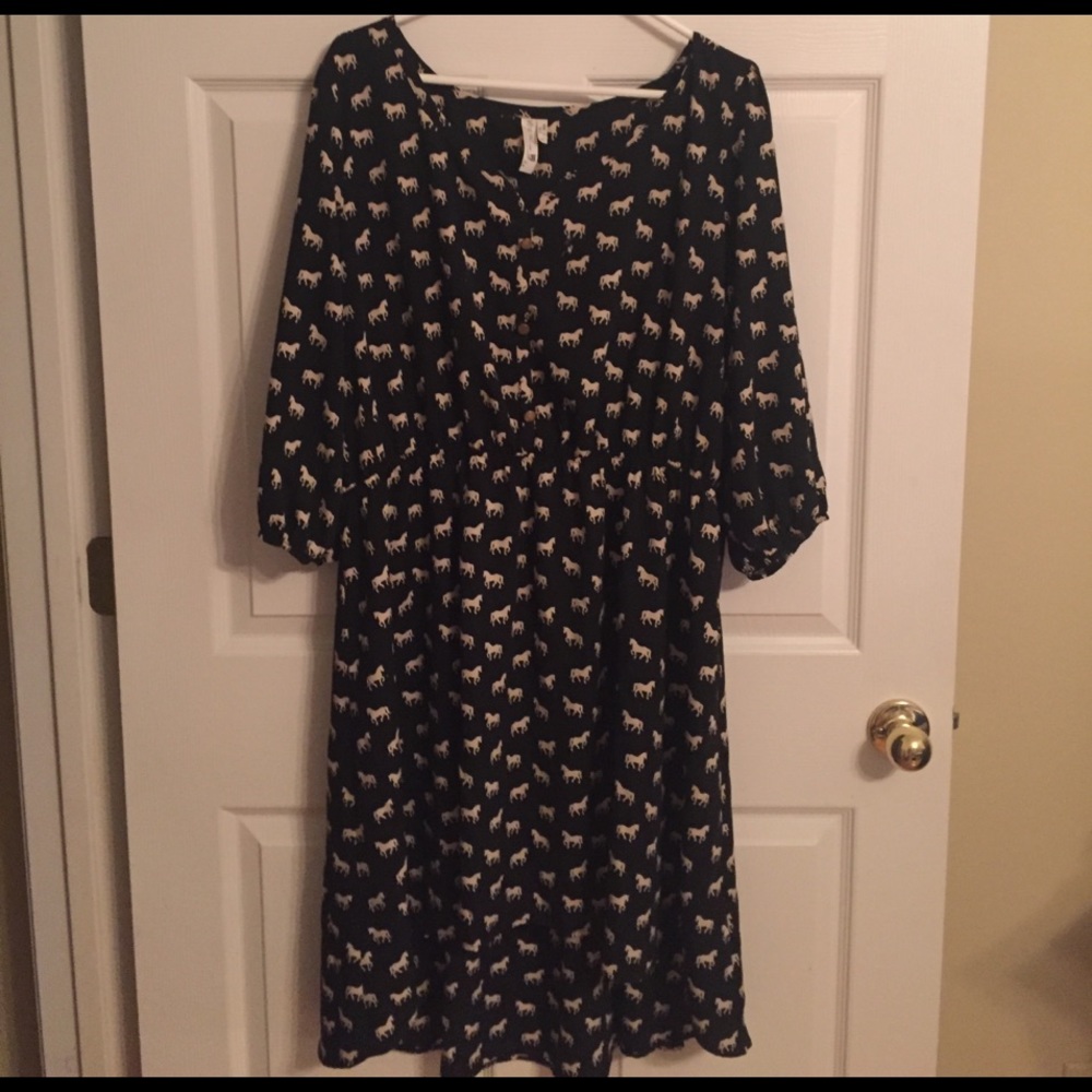 Hi-Low Style Horse Dress