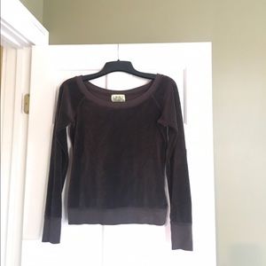 Juicy Couture yummy velour shirt.