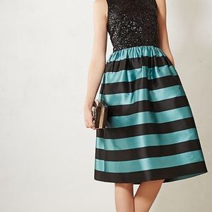 Anthropolgie Leifsdottir Starlit Stripes Dress