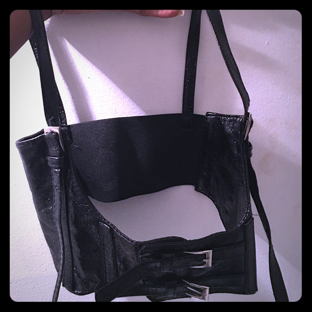 Black Sequin Belt
