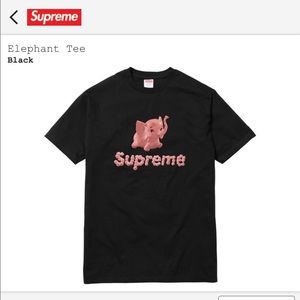 Supreme elephant tee