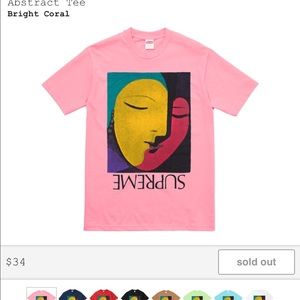 Supreme abstract tee