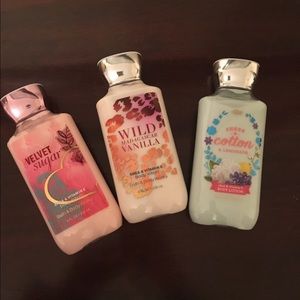 3 Bath and Body works Lotion