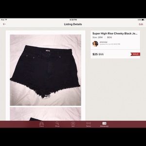 Black shorts for Lazers16