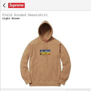 Mocha supreme field Van Gogh hoodie