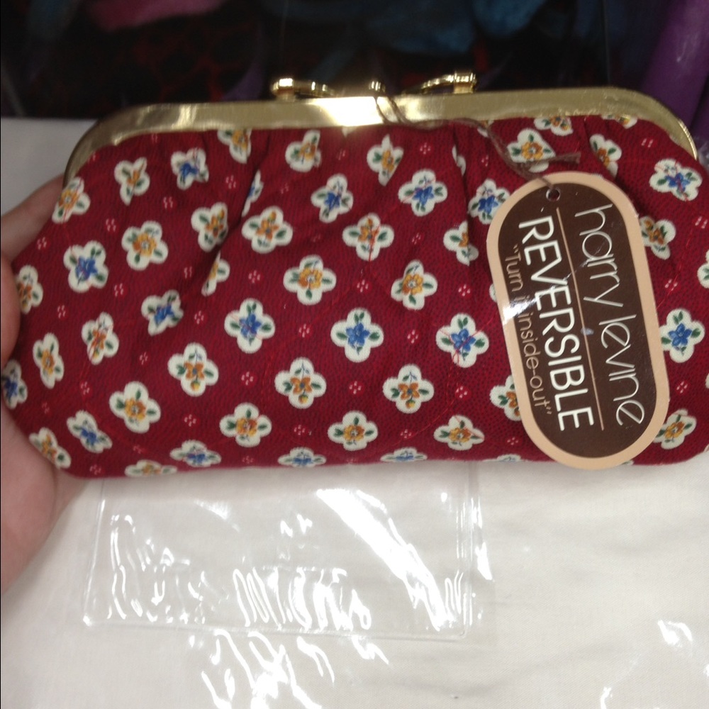 Vintage reversible wallet