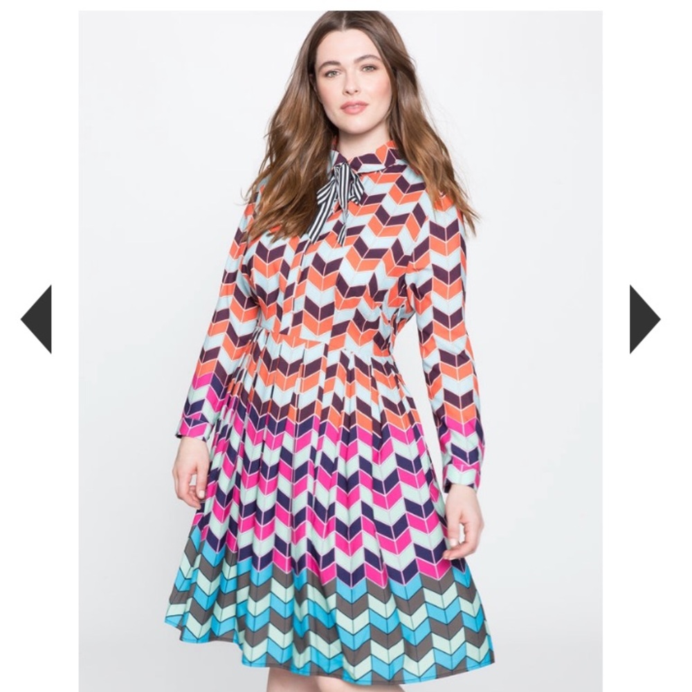 Eloquii Chevron Dress