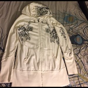 Crash & Burn Long Hooded Sweatshirt