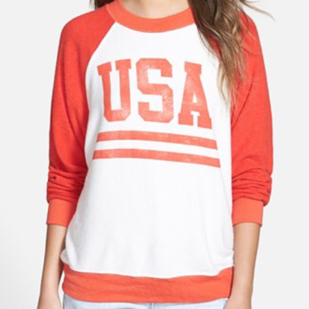 Wild fox USA lightweight sweatshirt