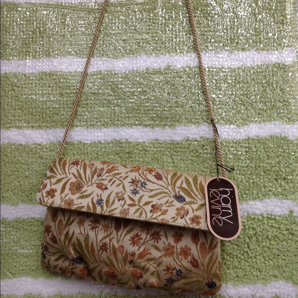 Vintage printed crossbody bag