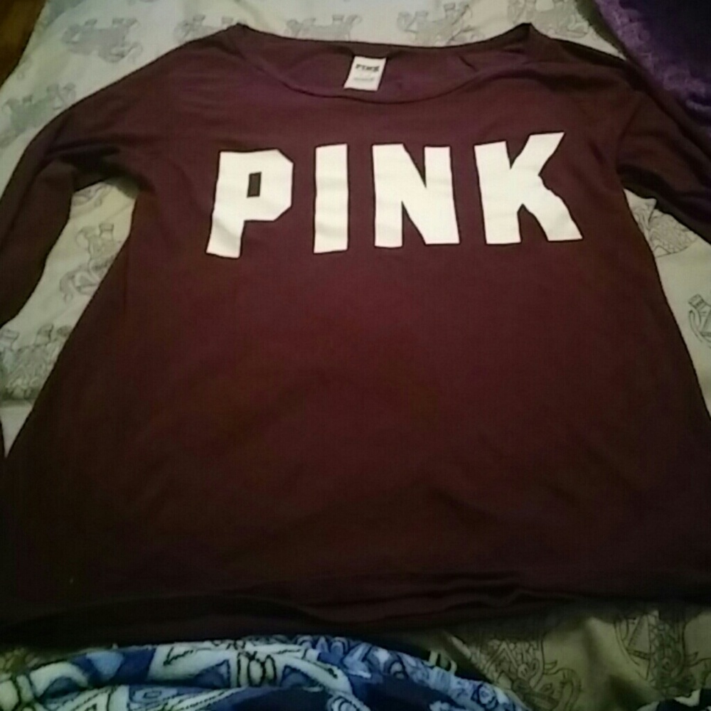 PINK victorias secret long sleeve tee