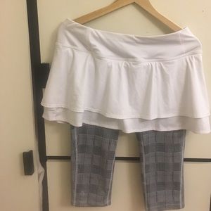Athleta skirt/capri combo
